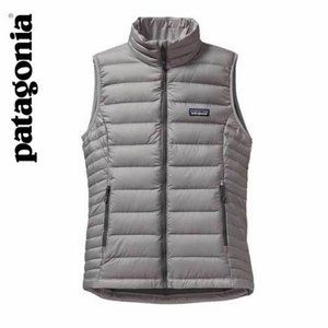 Patagonia - Gray Down Sweater Vest